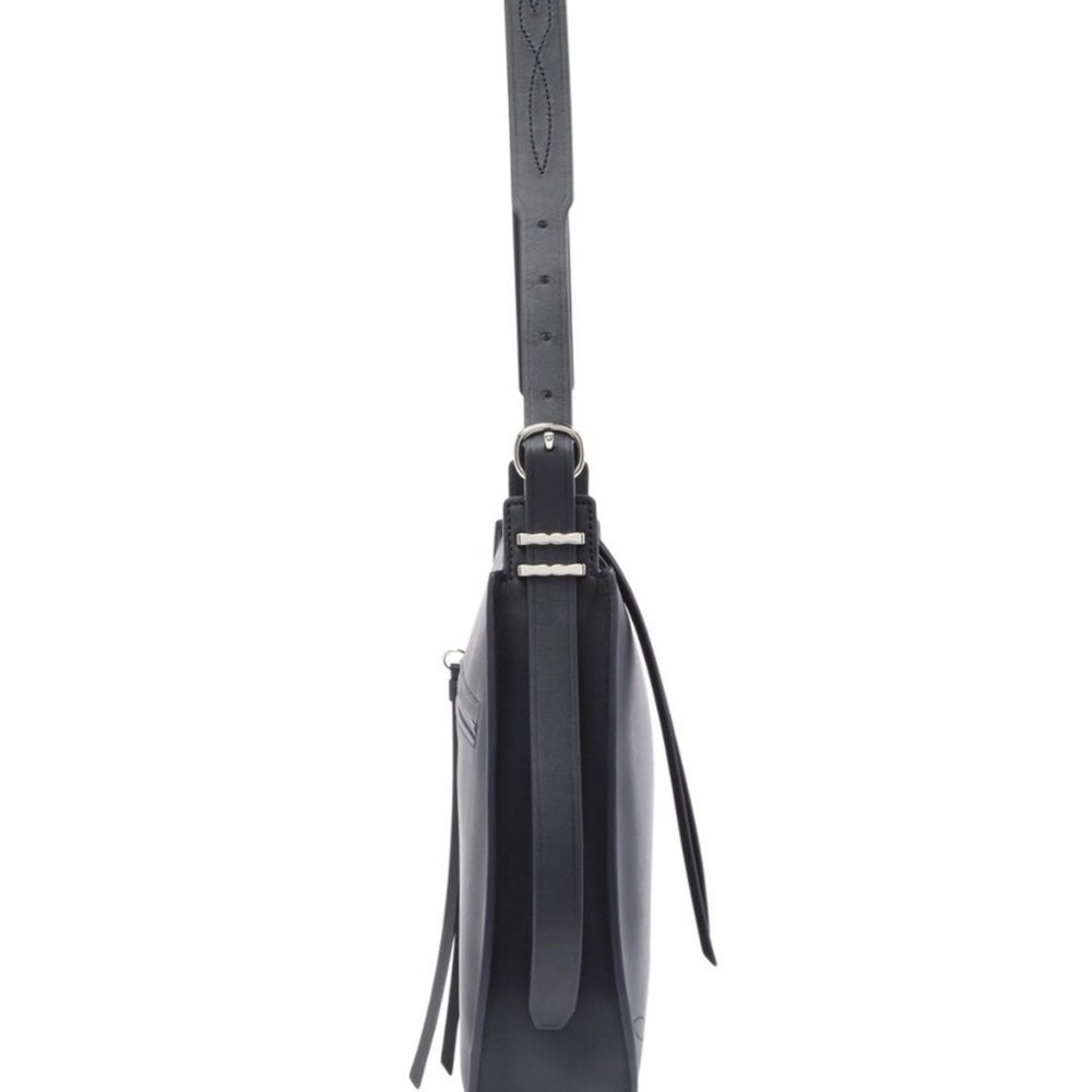 ALLSAINTS Cooper Hobo Leather Shoulder Bag in Navy - Picture 5 of 5